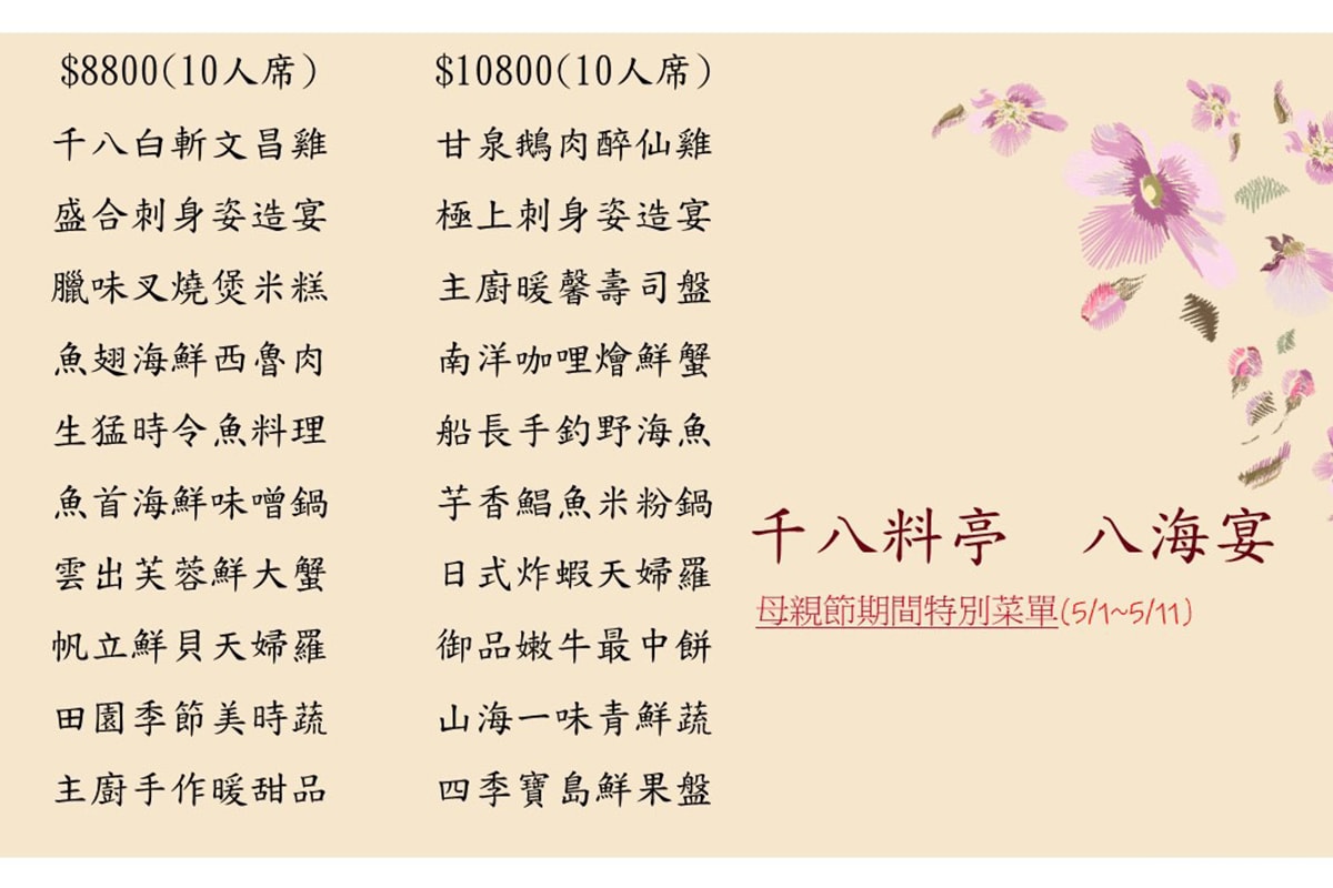 新竹.南寮| 母親節來去出遊吃好料 10人份萬元有找的海鮮饗宴桌菜配海景 南寮 千八料亭 八海宴 - 第16張圖 新竹.南寮| 母親節來去出遊吃好料 10人份萬元有找的海鮮饗宴桌菜配海景 南寮 千八料亭 八海宴