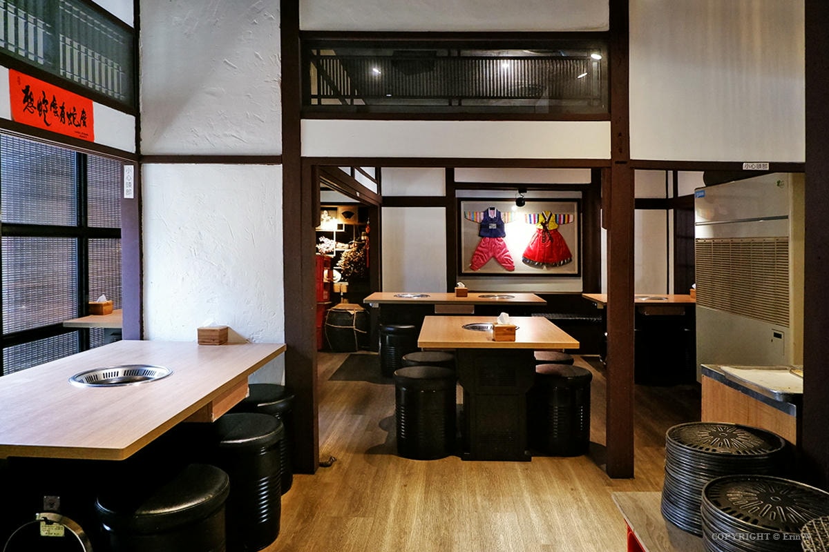 新竹｜味、肉舖韓國烤肉｜在地10年老店 韓國街頭懷舊風 道地韓式烤肉與小菜無限暢享