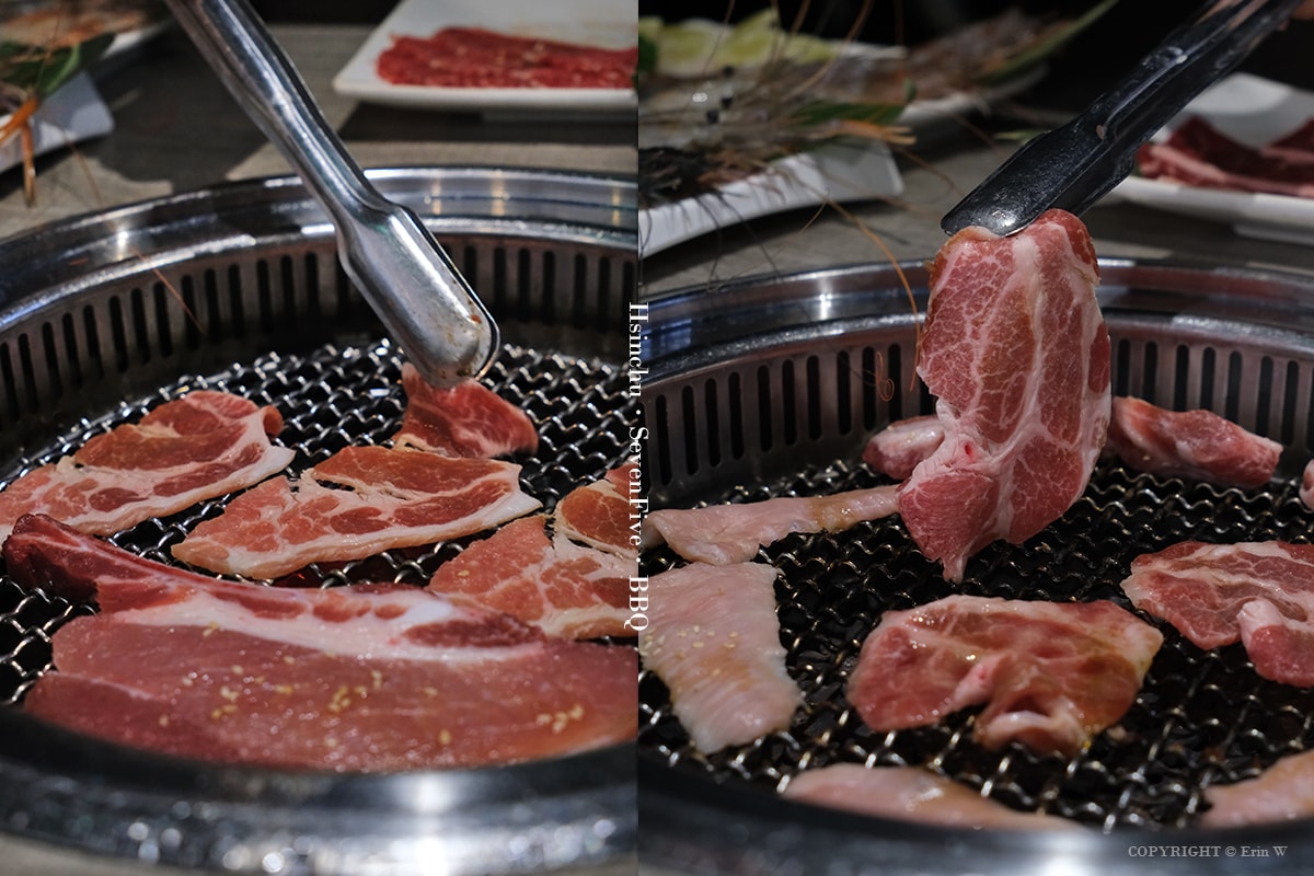 新竹｜柒伍無煙燒肉｜解放雙手 貼心代烤代剝 火烤兩吃吃到飽 新竹平價高質燒肉推薦