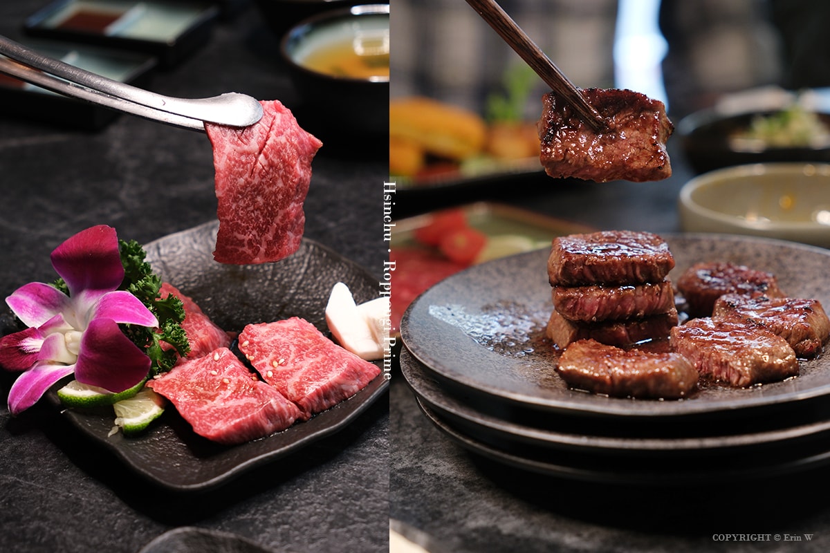 新竹・竹北｜陸本木燒肉｜一次品嚐牛豬雞海鮮的高CP值雙人套餐 炭火燻烤厚切牛舌的極致饗宴