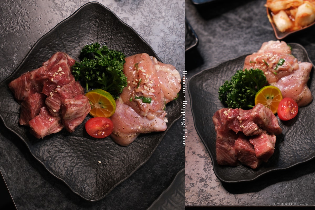 新竹・竹北｜陸本木燒肉｜一次品嚐牛豬雞海鮮的高CP值雙人套餐 炭火燻烤厚切牛舌的極致饗宴