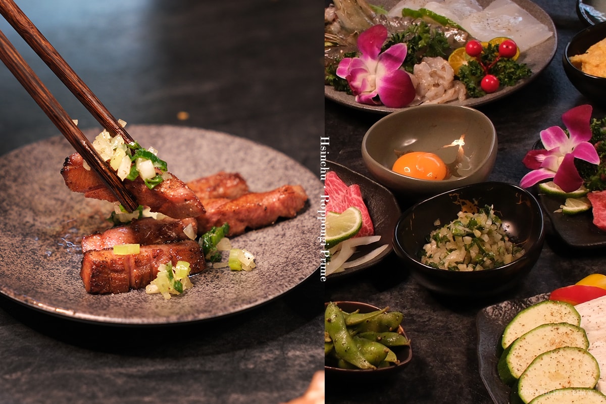新竹・竹北｜陸本木燒肉｜一次品嚐牛豬雞海鮮的高CP值雙人套餐 炭火燻烤厚切牛舌的極致饗宴